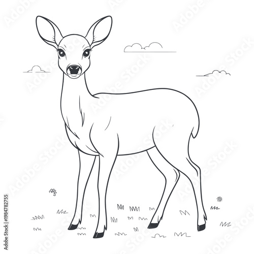 deer with a bow