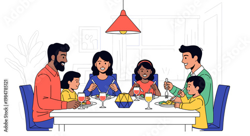 Stylized illustration of an empty office chair. Conveys a sense of anticipation, waiting, or potential. Ideal for business concepts and marketing mate