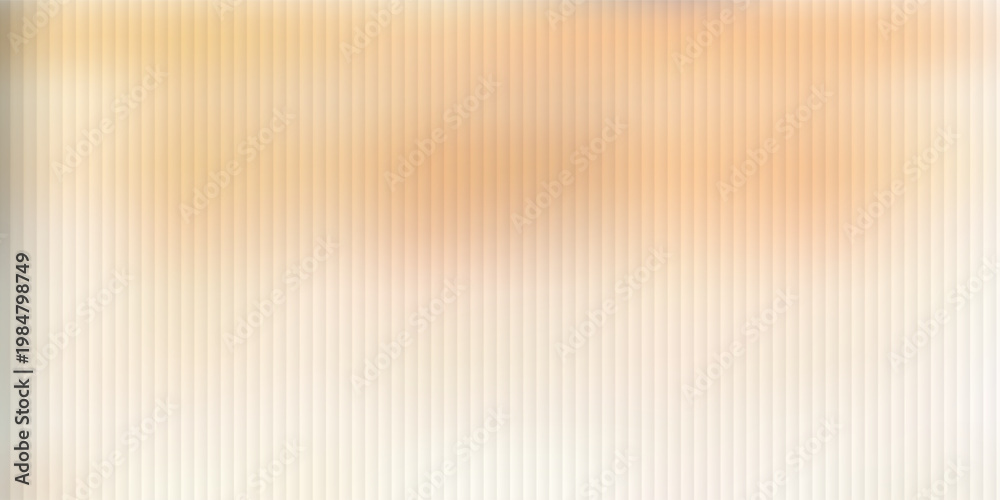 Obraz premium Brown beige orange ribbed glass. Vector ribbed glass texture background. Mesh gradient. acrylic ribbed bath surface. Reeded glass background semitransparent overlay. Bath wall window