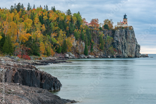 Lighthouse On Cliff Edge