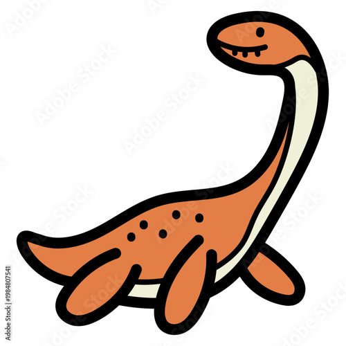 elasmosaurus illustration