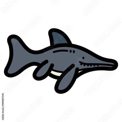 ichthyosaurus illustration