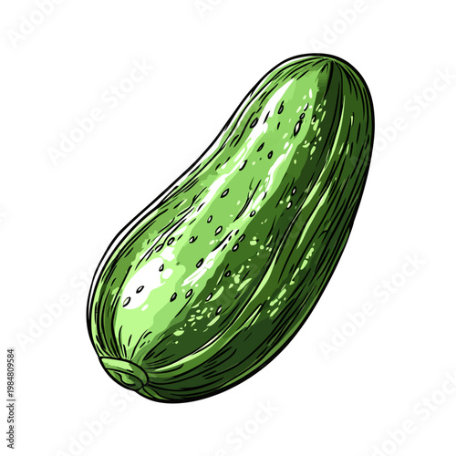 Pickle isolated on white 