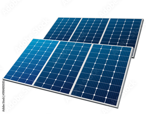 Solar panel modern energy system for smart home technology concept.