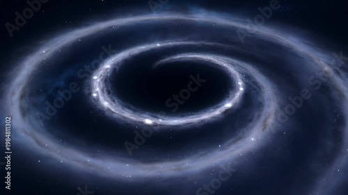 Astronomers Discover Spiral Galaxy Structure in Deep Space Exploration