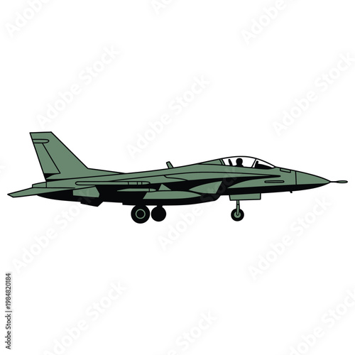 military jet fighter