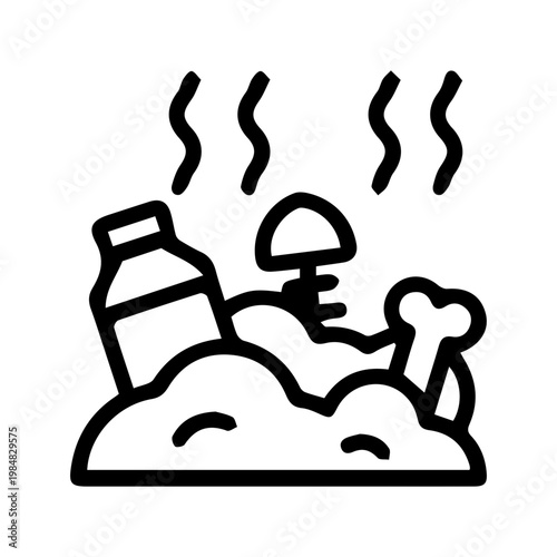 Waste and Pollution Icon