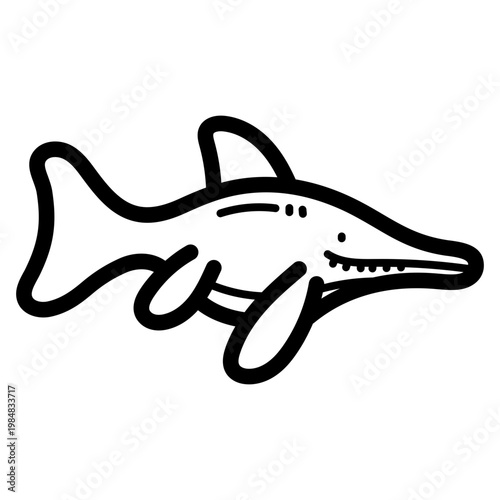 ichthyosaurus illustration