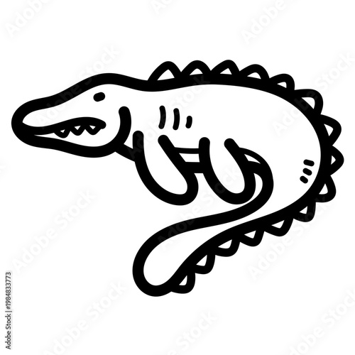 mosasaurus illustration
