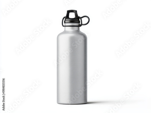 Modern Reusable Metal Water Bottle Mockup Design