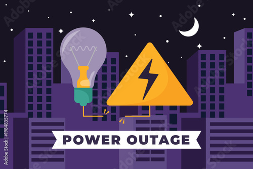 Power Outage Illustration