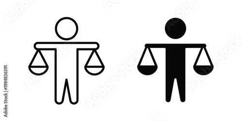 Ethics icon UI vector. Vector icon set.