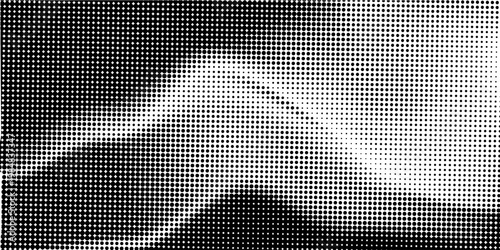 Abstract background featuring a flowing, wavy pattern with vertical lines. The color palette is dominated by blues and purples with lighter highlights