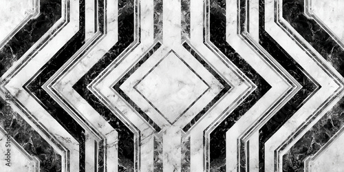 Mosaic Art Deco Marble Texture Luxury Geometric Design