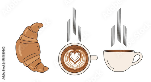 Friendly 3d character carpenter holding a vector set of kitchen utensils and knives near a wooden eco sign with a brown chocolate coffee cup icon