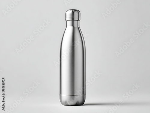Reusable Insulated Metal Water Bottle Mockup Blank backdrop