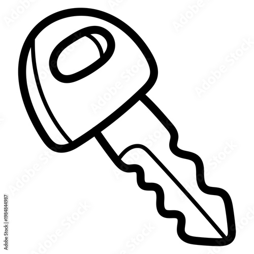 car key illustration