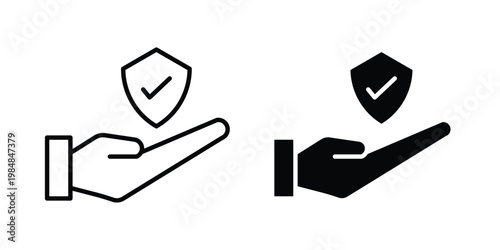 Policyholder icon UI vector. Vector icon set.