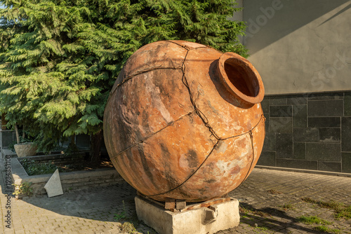 Konstfotografi Traditional Kvevri or Qvevri Earthenware Vessel for Fermenting, Storing and Agin