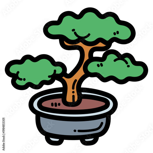 bonsai illustration
