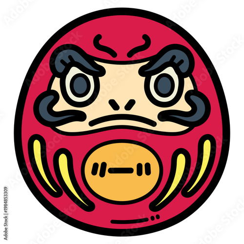 daruma illustration