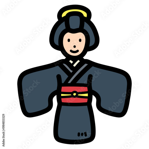 geisha illustration