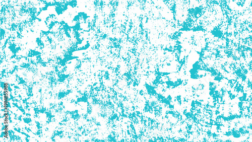 Vector Abstract cyan texture design, artistic strokes of aquamarine pattern with unique and distinctive appearance and azure, indigo visual effect