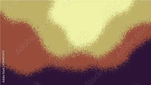 Vector Abstract graphic illustration conveys warm pastel colors and artistic forms that express elegance and sophistication, evoking feelings of calm and simplicity and beauty