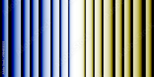 Creative Vector Illustration of Vibrant Crimson and Gold Vertical Stripes with Professional Shading and Minimalist Geometric Ridges Perfect for Innovative Tech Branding and Design Layouts