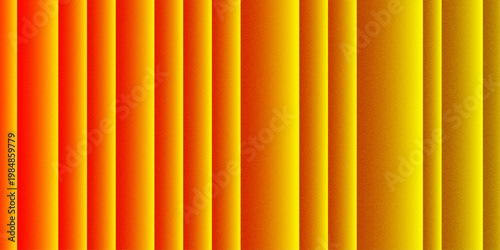 Creative Vector Illustration of Bold Amber and Crimson Vertical Stripes with Professional Shading and Geometric Ridges for Tech Branding