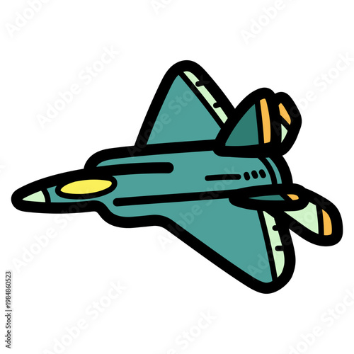 fighter jet illustration