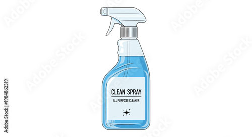 All Purpose Cleaning Spray Bottle for Household Surfaces