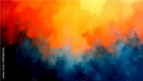 Fiery abstract dynamic painting swirling colors and ethereal canvas art vibrant hues energy and emotion textured strokes bold statement art and design background and graphic element.