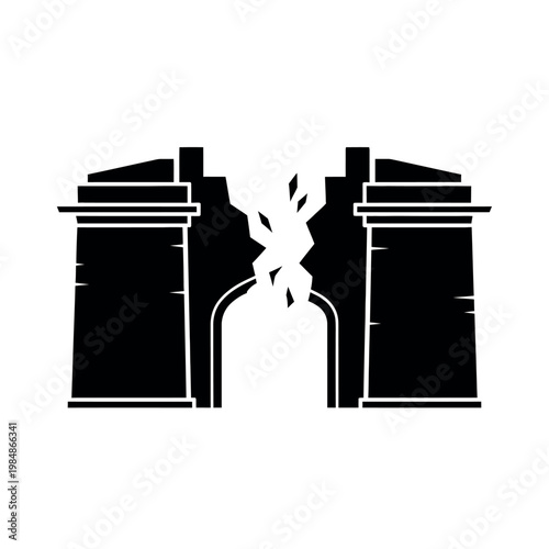 Broken Gate Archway Fragment.