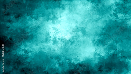 Vector An abstract, serene depiction of azure clouds, evocative of the ethereal beauty and mystery of the sky, rendered in a painterly style. 