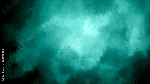 Vector A mesmerizing abstract depiction of ethereal clouds painted in shades of turquoise, embodying a sense of mystery.