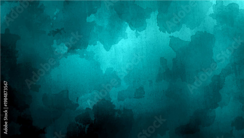 Vector A mystical deep teal backdrop with ethereal texture suggesting the mysteries of the deep ocean, the image captures a sense of tranquility and wonder.