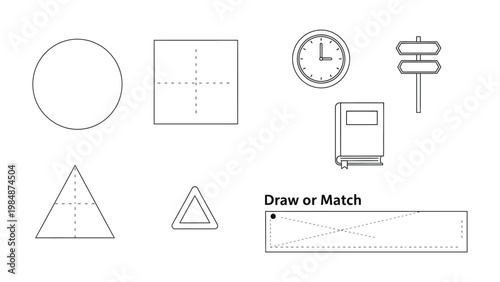 Simple Graphic Educational Elements: A selection of educational drawing elements. These elements are designed with simplicity in mind. Designed with a clean and minimalistic aesthetic.