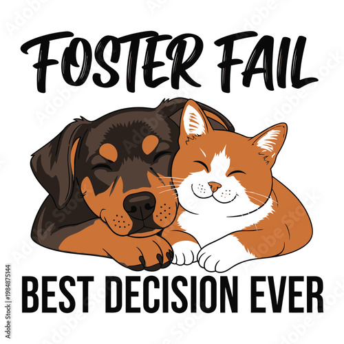 Foster fail leads to best decision ever for dog and cat design