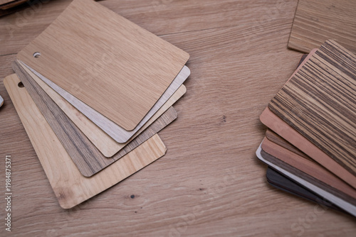 High Quality Wood Veneer and Laminate Samples Palette for Luxury Kitchen Cabinet Manufacturing