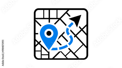 Digital vector illustration of a black mobile phone icon featuring an arrow sign and a circular disc symbol representing media technology for web and computer data design