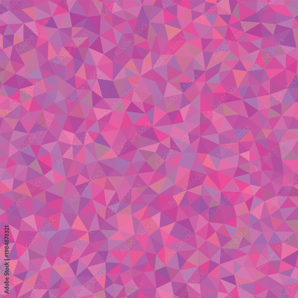 Obraz premium Geometric, pink, purple, mosaic background, abstract, low poly, texture, gradient, colorful
