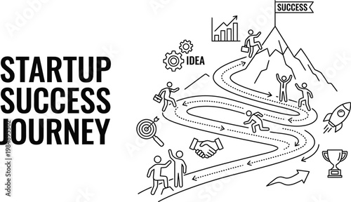 startup success journey to reach business goals