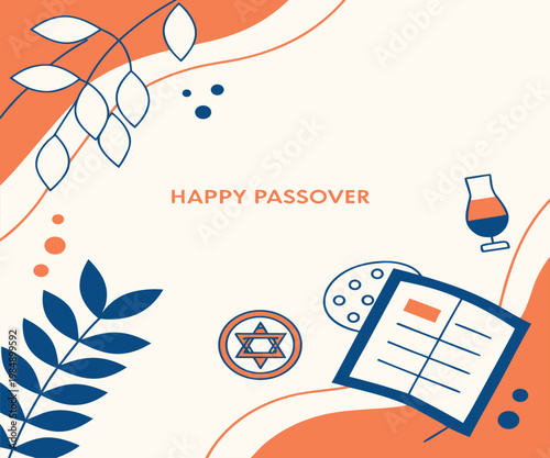 happy-passover-modern-flat-banner-vector.eps
