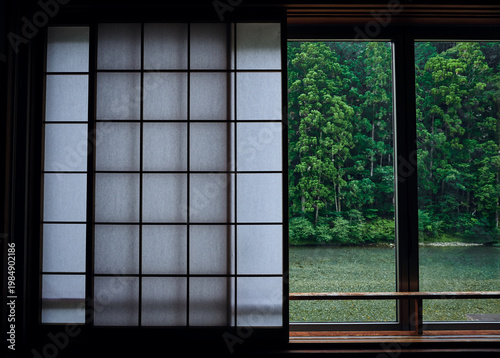 japanese traditional house window shoji