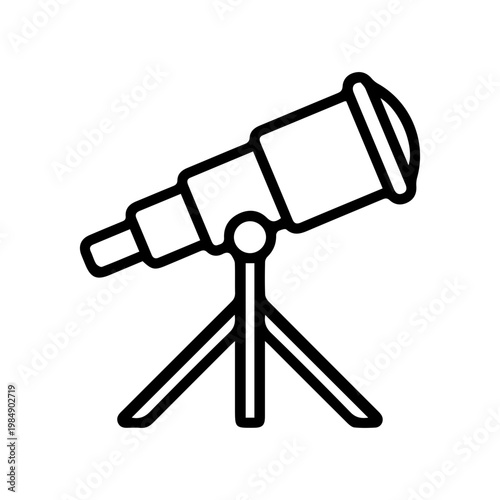 Telescope on a tripod