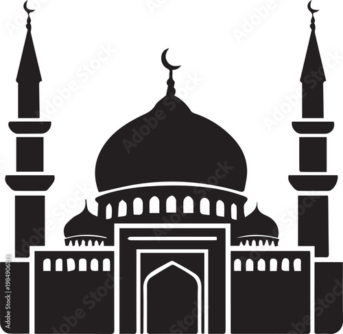 taj mahal vector illustration