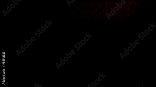 White HD Text Animation with Particle Sand Dissolve Effect: Bold High Definition Typography Disintegrating into Wind Dust on Black Background for Video Quality, Tech Specs, Cinema, and Media Branding