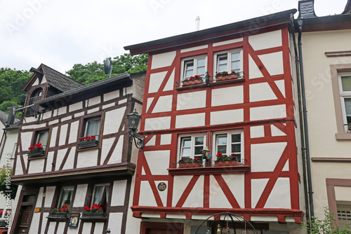 Street in Bernkastel-Kues in Germany	