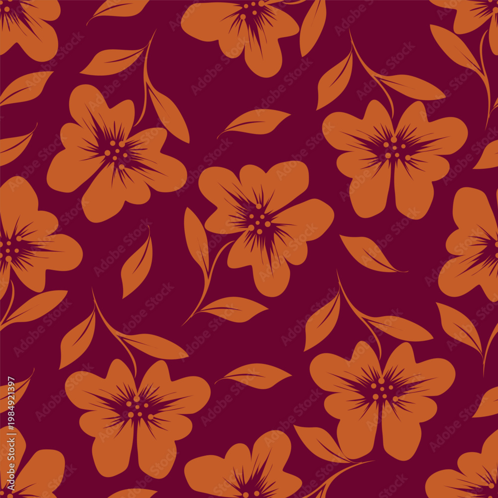 Fototapeta premium seamless floral pattern